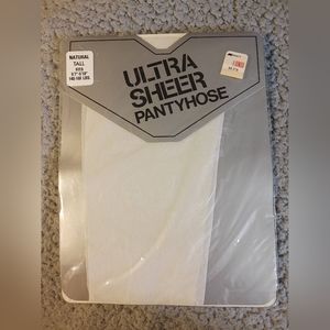 COPY - Vintage New Ultra Sheer Pantyhose. Natural Tall 5'7"-5'10". 140-160 lbs.